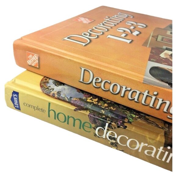 Home Interior Decorating Book Guide Lot 2 Home Depot and Loews Hardcover u - Picture 3 of 12